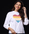 Colourful Heart Printed Long Sleeve T-shirt